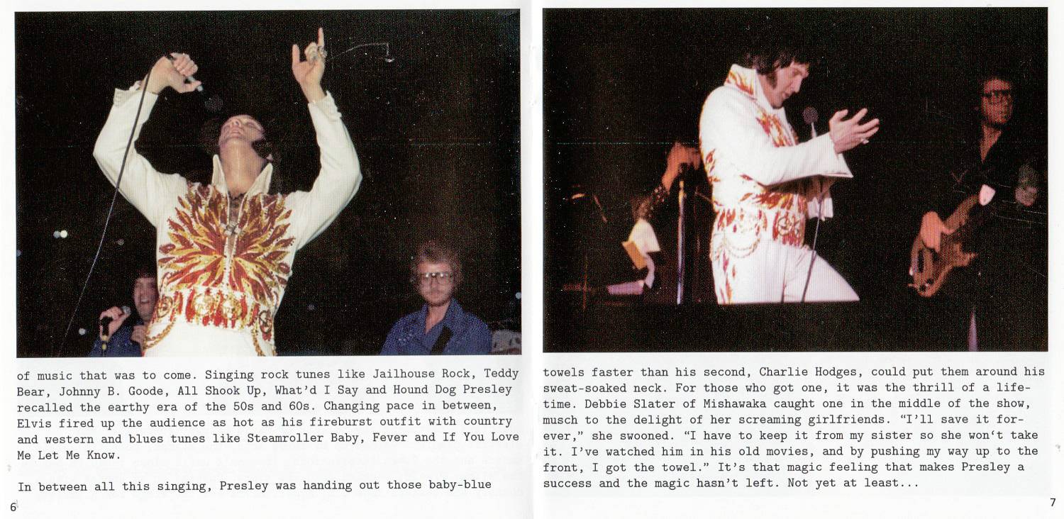 Elvis Presley Welcome To South Bend, Indiana : Booklet 4